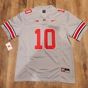 Julian Sayin Ohio State Buckeyes Stitched Gray Mens Large New